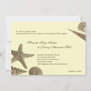 Shoreline Treasures Wedding Invitations