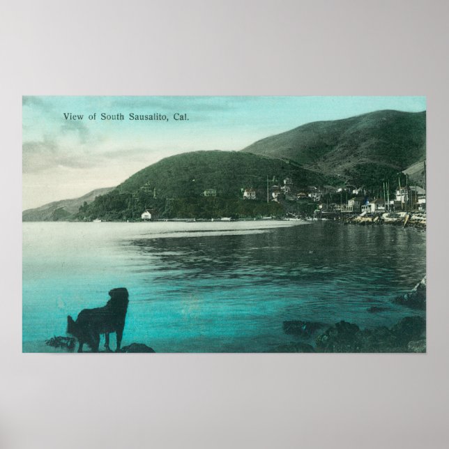Shoreline View of South SausalitoSausalito, CA Poster (Front)