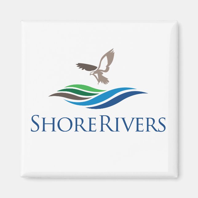 ShoreRivers refrigerator magnet (Front)