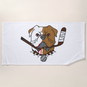 SHORESY Sudbury Bulldogs Beach Towel