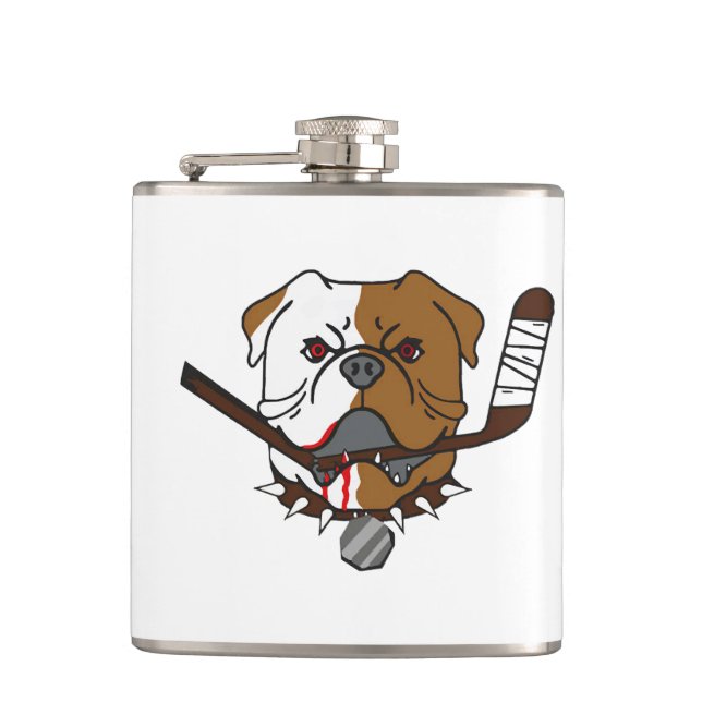 SHORESY Sudbury Bulldogs Hip Flask (Front)