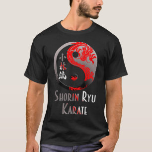 Shorin Ryu Karate Red Dragon - Martial Arts Design T-Shirt
