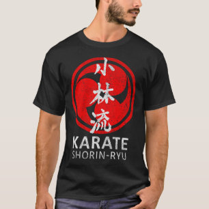 Shorin Ryu Karate Symbol Kanji Japan Martial Art V T-Shirt
