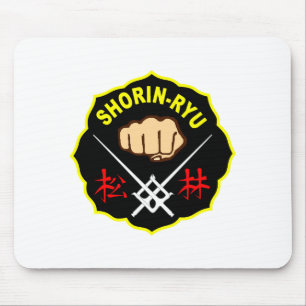 Shorin Ryu Matsubayashi Style Karate Kanji Front T Mouse Mat