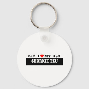 SHORKIE TZU KEY RING