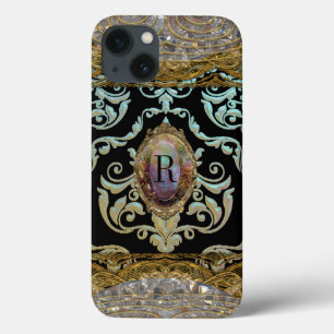 Shorrelyne Monogram Protective Damask iPhone 13 Case
