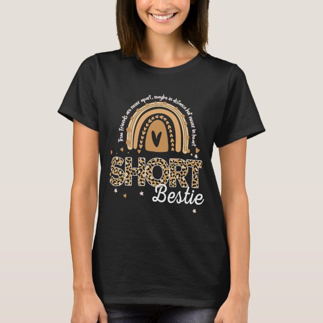 Short Bestie Tall Bestie For Women & Matching Shor T-Shirt (Front)