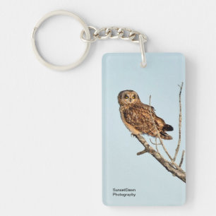 Short-Eared Owl Key Ring
