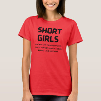 Short Girls Perfect Quote T-Shirt – Empowering Wo