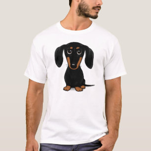 Short Haired Black and Tan Dachshund