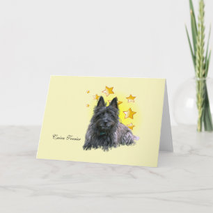 Short Haired Cairn Terrier is a Star  Card
