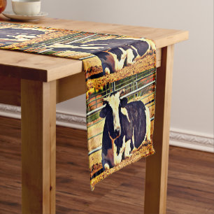 Short Horn Cow Table Runner