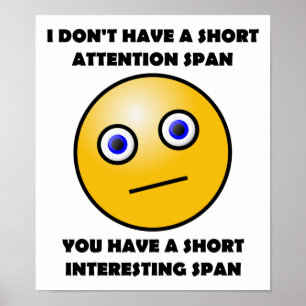 Short Interesting Span Funny Poster