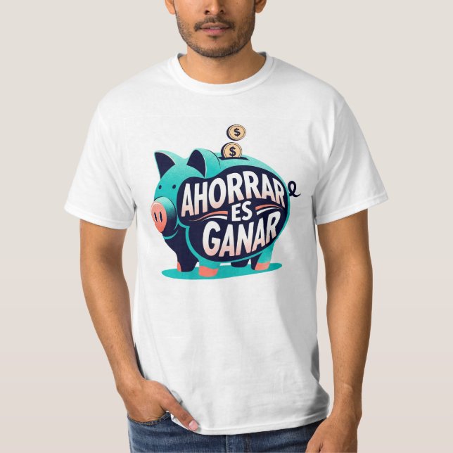 Short Manga T-Shirt - Save in Gain (Front)