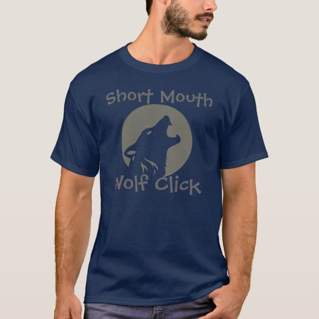 Short Mouth Wolf Click T-Shirt (Front)