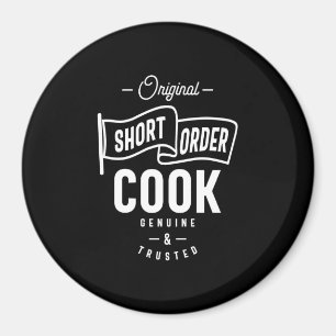 Short Order Cook Job Title Gift Magnet