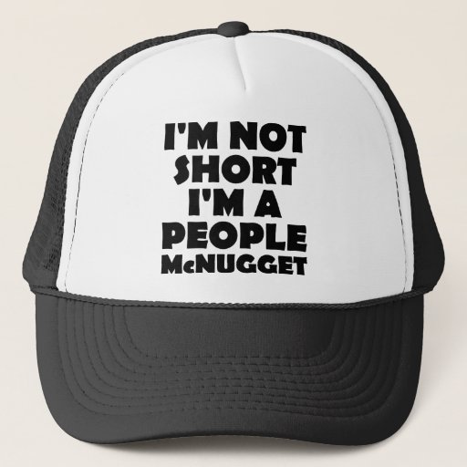 Image of Short People Nugget Funny Ball Cap Trucker Hat