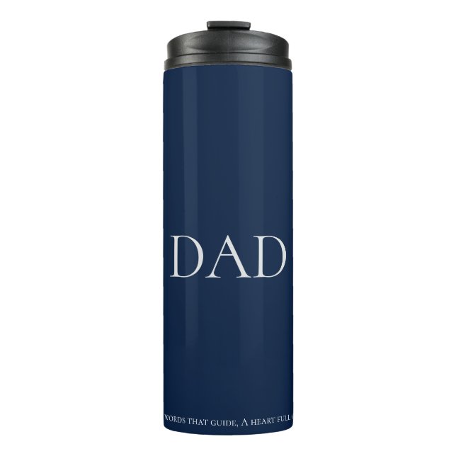 Short Poem for Dad Thermal Tumbler (Front)