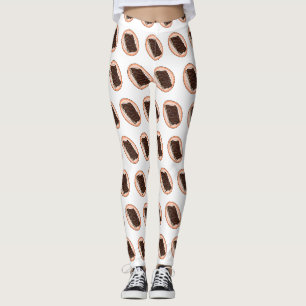 Short ribs cartoon illustration leggings