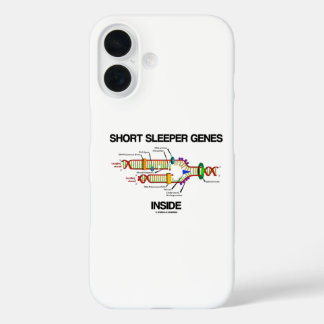 Short Sleeper Genes Inside DNA Replication Humour iPhone 16 Case