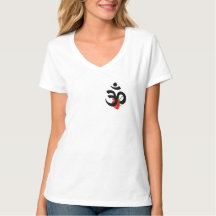 short sleeve T-shirt with siymbolof budhism