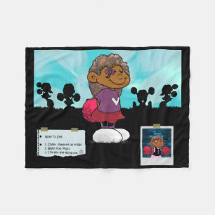 Short Sleevez Fleece Blanket