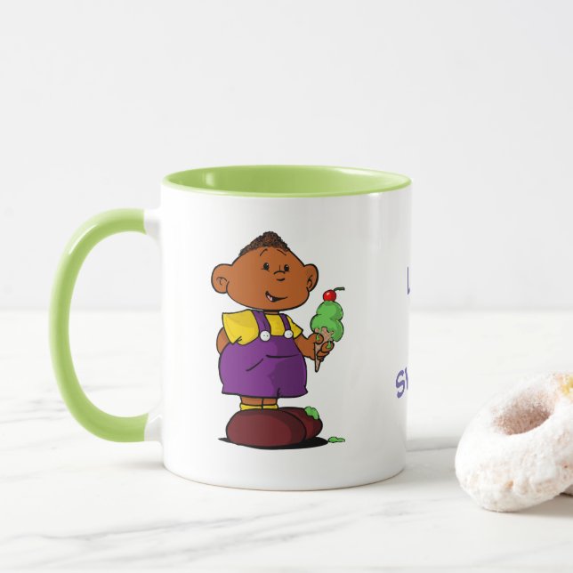 Short Sleevez Mug (With Donut)