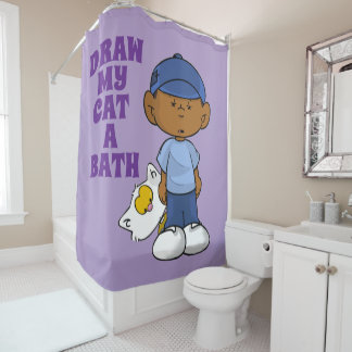 Short Sleevez Shower Curtain