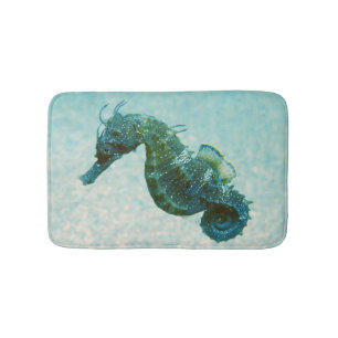 Short-Snouted Seahorse   Crimea, Russia Bath Mat
