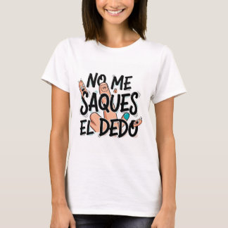 Short T-shirt for Woman: Don't take my finger off