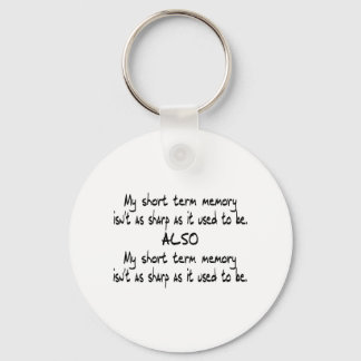 Short Term Memory Key Ring