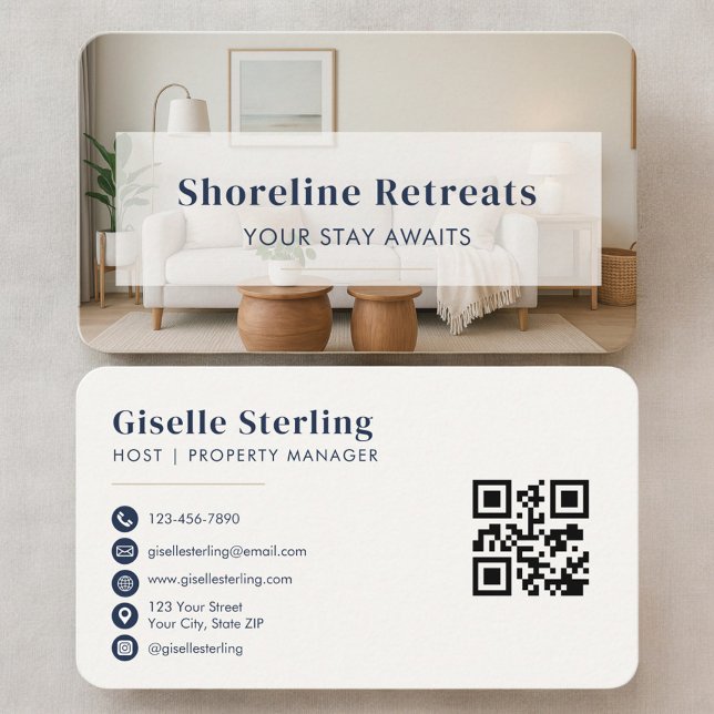 Short Term Rental Professional Business Card (Creator Uploaded)