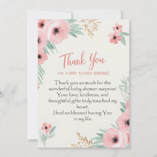 short thank you message for baby shower surprise invitation