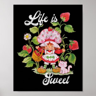 Shortcake Life Is Sweet Vintage Berry Garden Poster