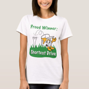 Shortest Drive Hole Prize For Golf Tournament T-Shirt