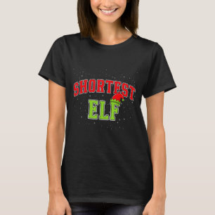 Shortest Elf Christmas Family Matching Group Xmas  T-Shirt