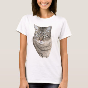 Shorthair Tabby Cat Head Study T-Shirt
