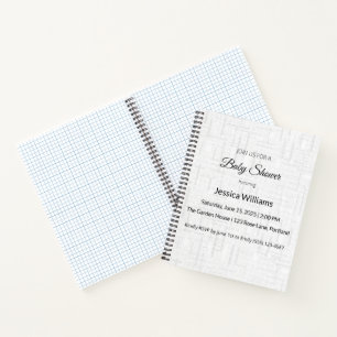 Shorthand Notebook Pink Spiral Printed Refil