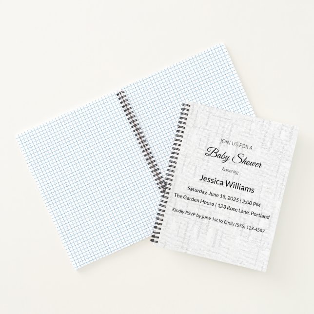 Shorthand Notebook | Pink Spiral | Printed | Refil (Inside)