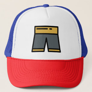 shorts trucker hat