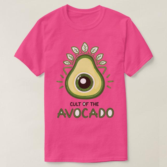 ShortSleeve Unisex Cult of Avocado for Vegans vege T-Shirt (Design Front)