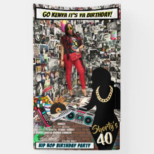 Shorty 40 Custom AGE Hip Hop Photo Banner