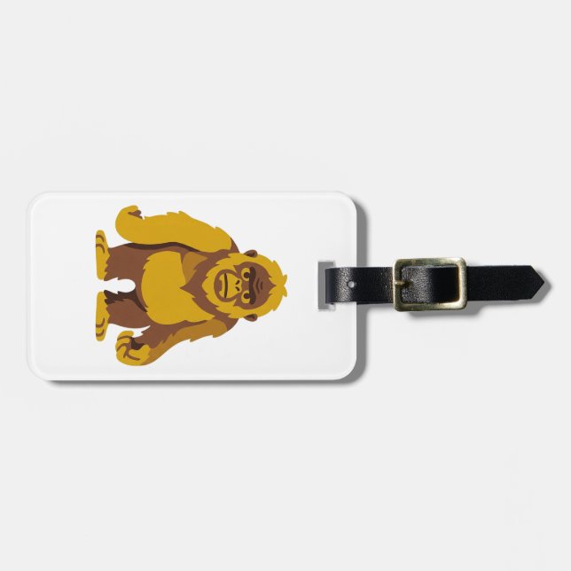 Shorty people luggage tag (Front Horizontal)