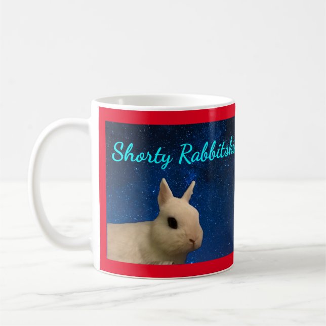 Shorty Rabbitskins Dwarf Hotot Specialty Mug (Left)