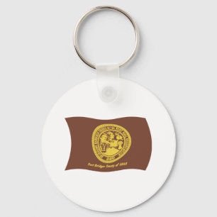 Shoshone Bannock Tribes Flag Keychain
