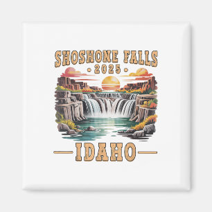 Shoshone Falls 2025 Idaho Road Trip Vacation Adven Magnet