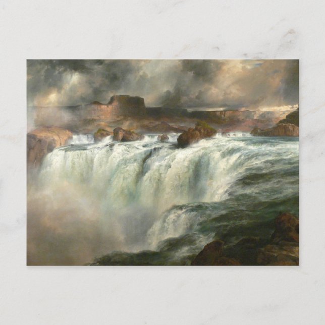 Shoshone Falls on the Snake River - 1900 Postcard (Front)