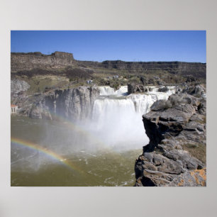 Shoshone Falls on the Snake River in Twin Falls, Poster