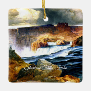 Shoshone Falls, Snake River, Idaho Ceramic Ornament