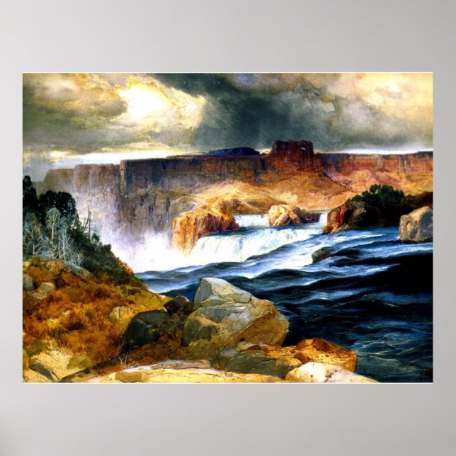 Shoshone Falls, Snake River, Idaho Poster (Front)